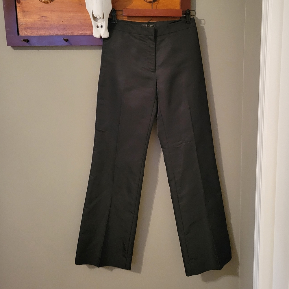 Harold's 100% Silk Black Dress Pants Women's Size 0 Career Office Trousers - Picture 2 of 11